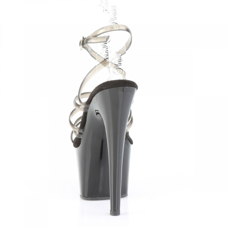 Sandale cu platforma inalta brand Pleaser cu toc de 18 cm [3]