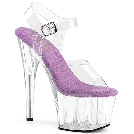 ADORE - Sandale cu toc transparent ADORE 708