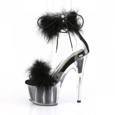 Sandale ADORE 724 F marimi marie cu puf si toc 18 cm dans la bara [3]