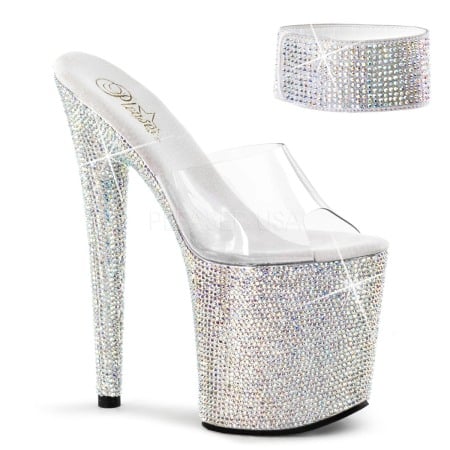 Toc 20 cm - Sandale Mireasa BEJEWELED 812 RS