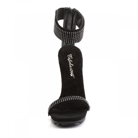 Sandale concurs fitness de mireasa pleaser toc de 12 cm roz [3]