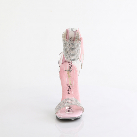 Sandale concurs fitness fara platforma de mireasa pleaser toc de 12 cm [3]
