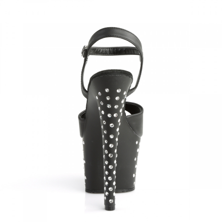 Sandale cu platforma si toc cu pietricele brand Pleaser USA [4]