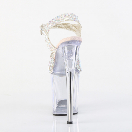 Sandale pole dance dans la bara cu platforma inalta transparenta [3]