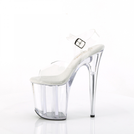 Sandale transparente papuci cu platforma Pleaser [2]