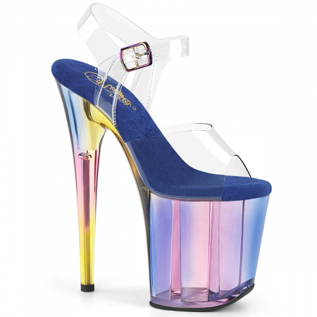 Pleaser USA - Lider mondial in incaltaminte sexy & urbana - Sandale Flamingo 808 HT cu toc inalt 20 cm pole dance dans la bara