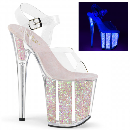 Marimea 39 - Sandale Pleaser cu toc inalt pentru dans la bara