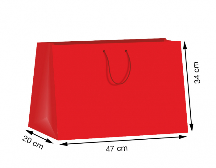 SET 10 pungi cadou XXL rosii [5]