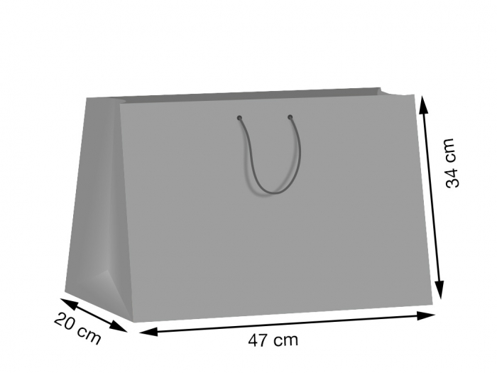 SET 10 pungi cadou XXL argintii [4]