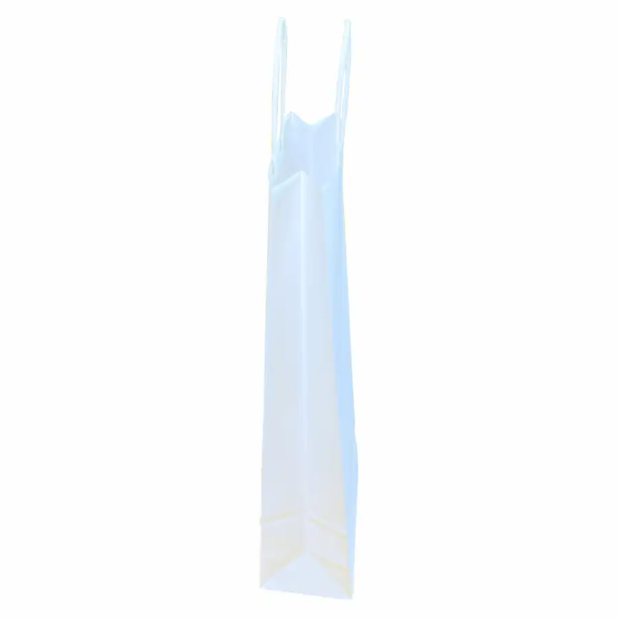 Pungi hartie ALBE pentru 2 sticle vin, 18x39x8 cm [2]