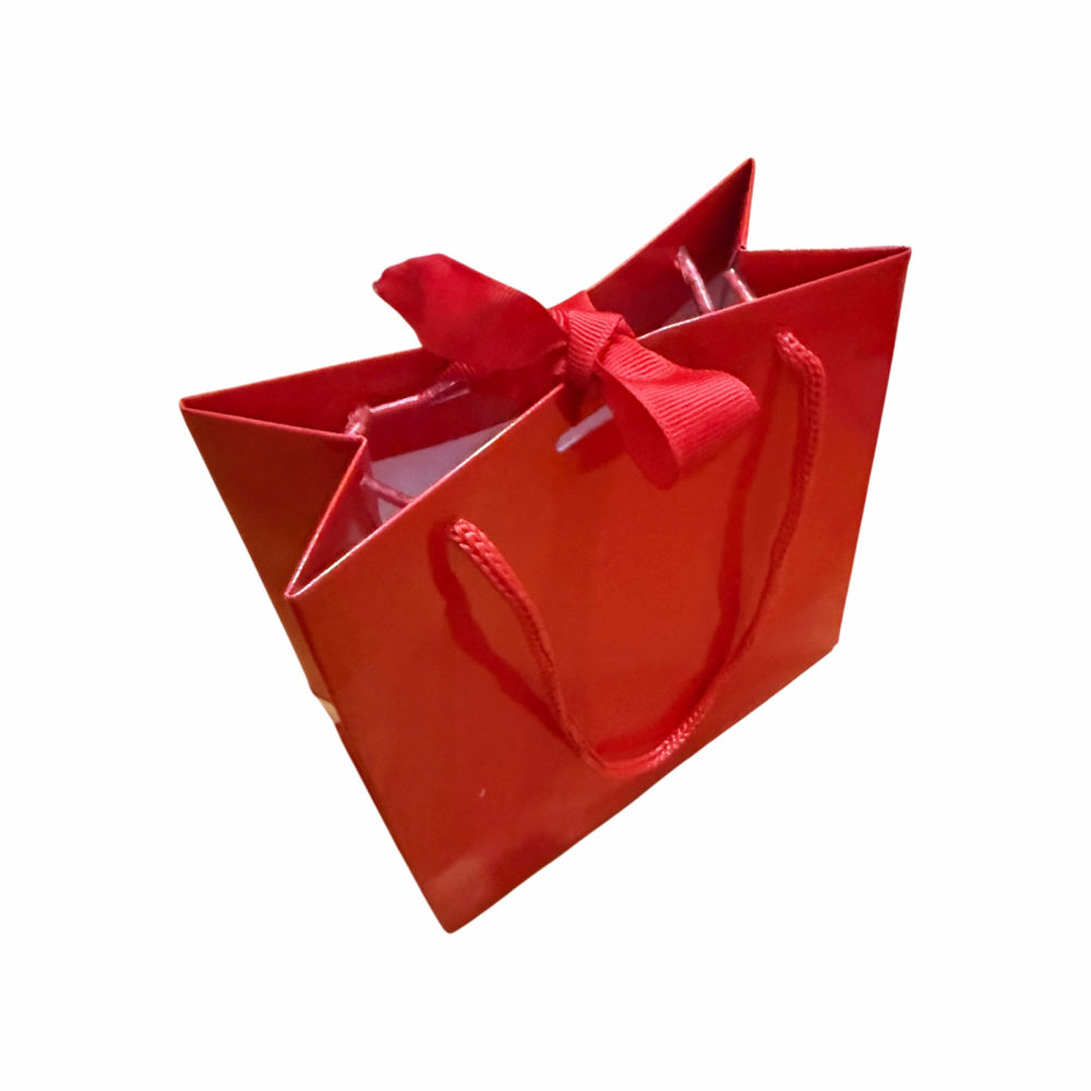 Punga cadou de hartie uni mica ROSIE [2]