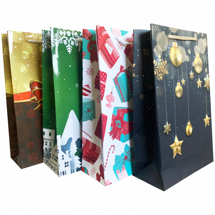 Punga de cadou medie cu Funda Craciun [2]