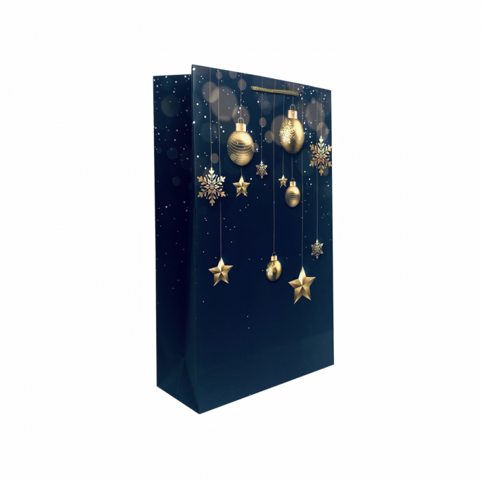 Punga de cadou medie cu Globuri Craciun [1]