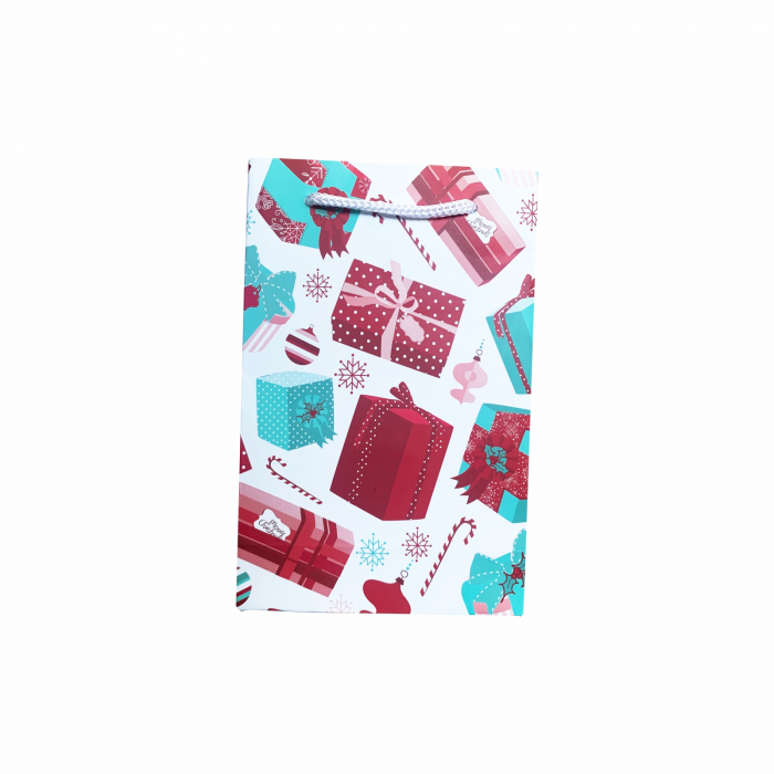 Punga de cadou mica cu Cadouri Craciun [3]