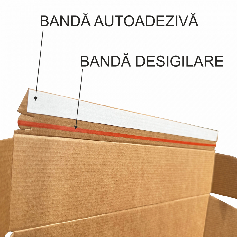 SET 20 cutii CURIERAT-ECOMMERCE 230x330x80mm cu AUTOADEZIV, BANDA DESIGILARE [2]