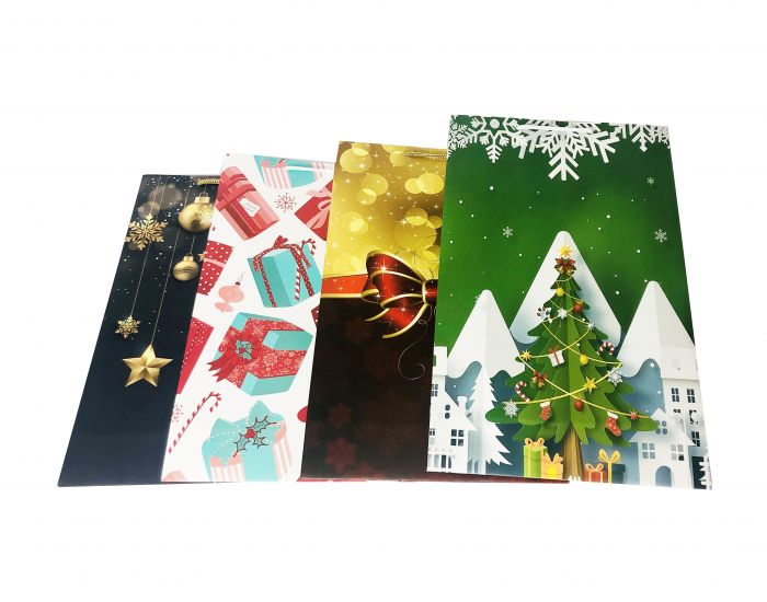 Set Punga de cadou mare cu modele variate Craciun [2]