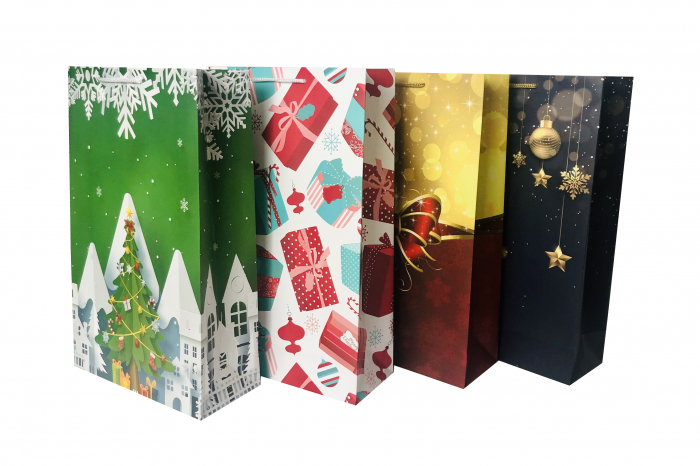 Set Punga de cadou mare cu modele variate Craciun [1]