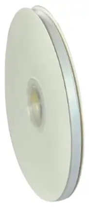 Panglici dublu satinate lățime 6 mm - Panglica alba 6 mm