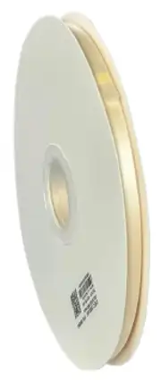 Panglici dublu satinate latime 6 mm - Panglica crem 6 mm