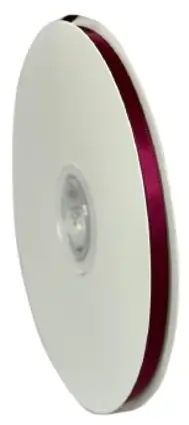 Panglici dublu satinate lățime 6 mm - Panglica visiniu 6 mm
