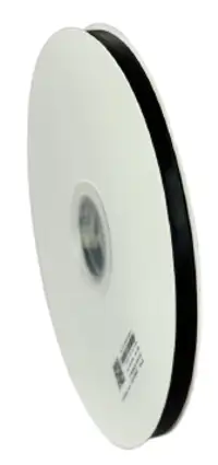 Panglici dublu satinate latime 6 mm - Panglica neagra 6 mm