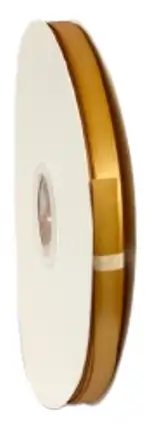 Panglica dublu satinata satin 9 mm - Panglica satin old gold 9 mm