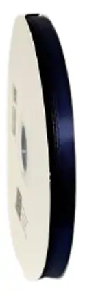Panglica dublu satinata satin 9 mm - Panglica satin navy 9 mm