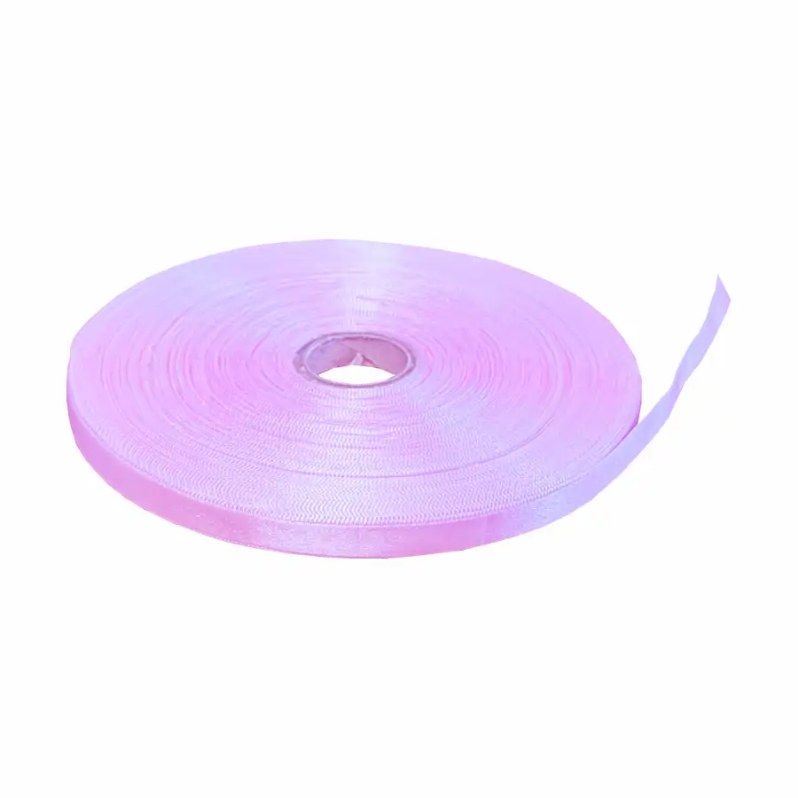 Panglica dublu satinata 10 mm - Panglica satin roz 10 mm