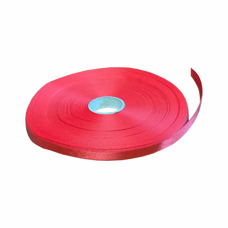Panglica dublu satinata 10 mm - Panglica satin rosie 10 mm