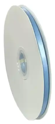 Panglici dublu satinate lățime 6 mm - Panglica bleu 6 mm