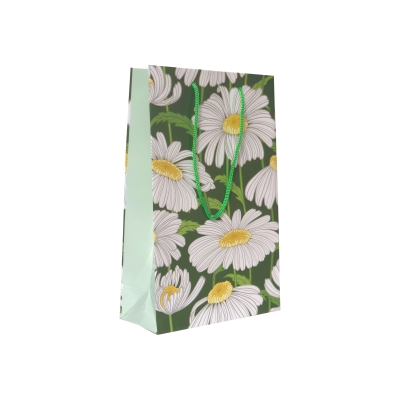Punga cadou de hartie medie cu model vara - margarete [4]