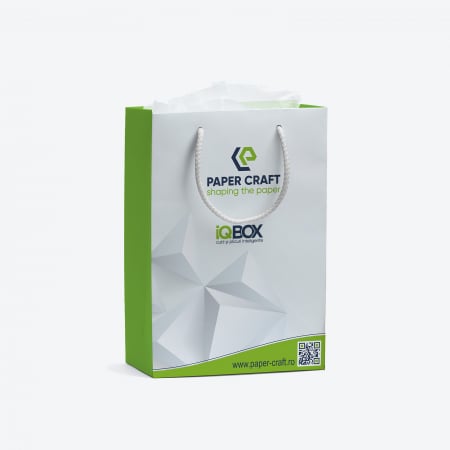 Pungi de cadou personalizate - Punga cadou de hartie personalizata medie