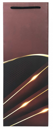 Punga de cadou pentru sticla model elegant visiniu [2]