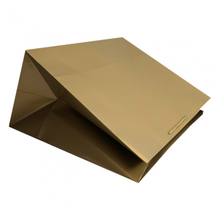 Punga cadou de hartie XXL aurie [1]