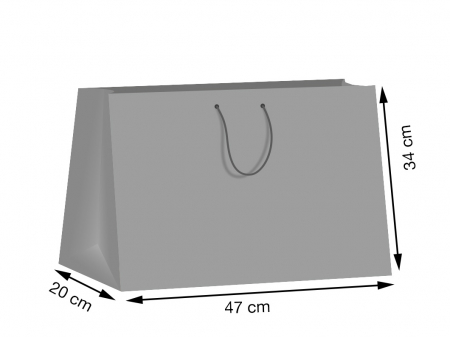 SET 10 pungi cadou XXL argintii [3]