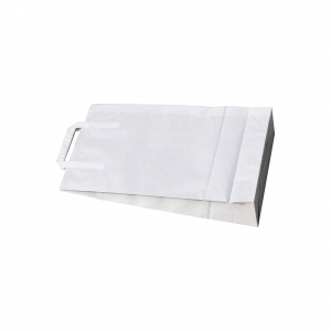 SET 50 pungi de Hartie Kraft, 23.5x43x10 cm, cu manere din hartie plata [2]