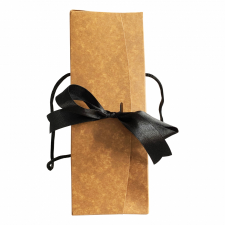 SET 10 Boxbag pungi cadou kraft natur pentru 3 sticle vin (35x25x9 cm) [2]