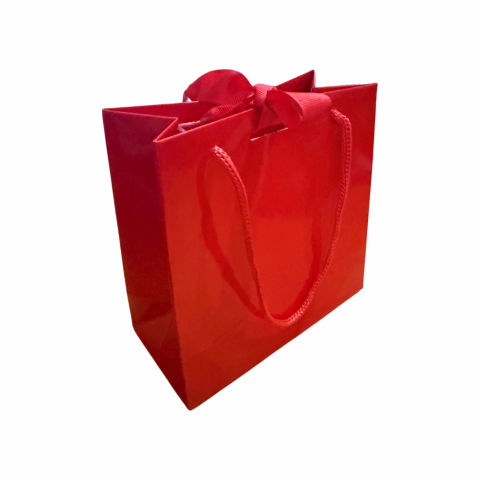 Pungi cadou MICI - Punga cadou de hartie uni mica ROSIE