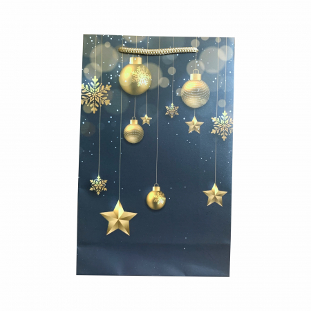 Punga de cadou medie cu Globuri Craciun [2]