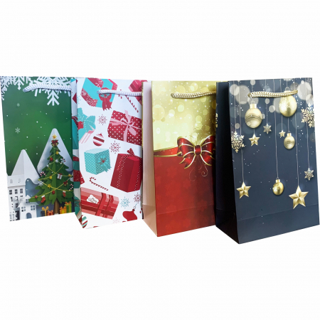 Punga de cadou mica cu Cadouri Craciun [1]