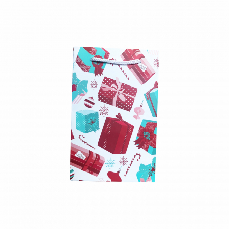 Punga de cadou mica cu Cadouri Craciun [2]