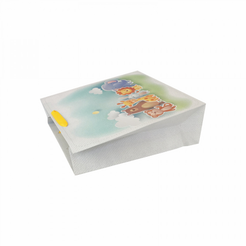 Punga de cadou patrata, 24x24x9 cm, model ANIMALUTE [2]