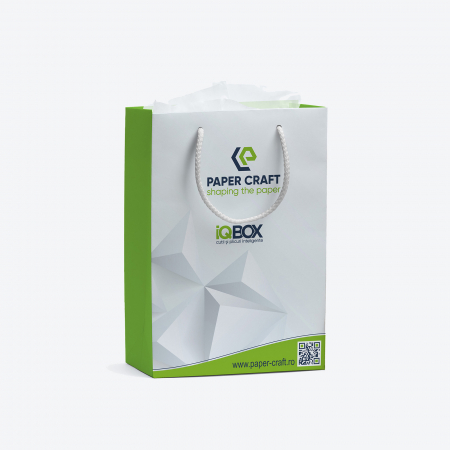 Pungi de cadou personalizate - Punga cadou de hartie personalizata medie