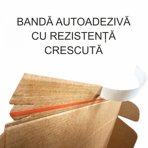 SET 20 cutii CURIERAT-ECOMMERCE 230x330x80mm cu AUTOADEZIV, BANDA DESIGILARE [2]