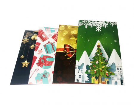 Set Punga de cadou mare cu modele variate Craciun [1]