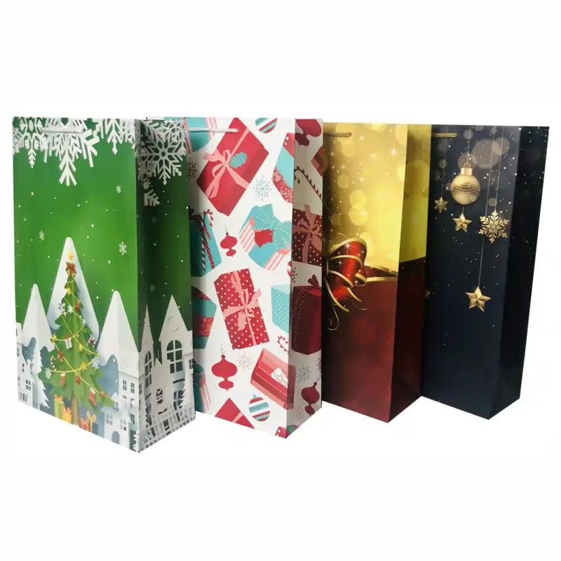 Pungi cadou MARI - Pungi cadou mari Craciun set 8 buc
