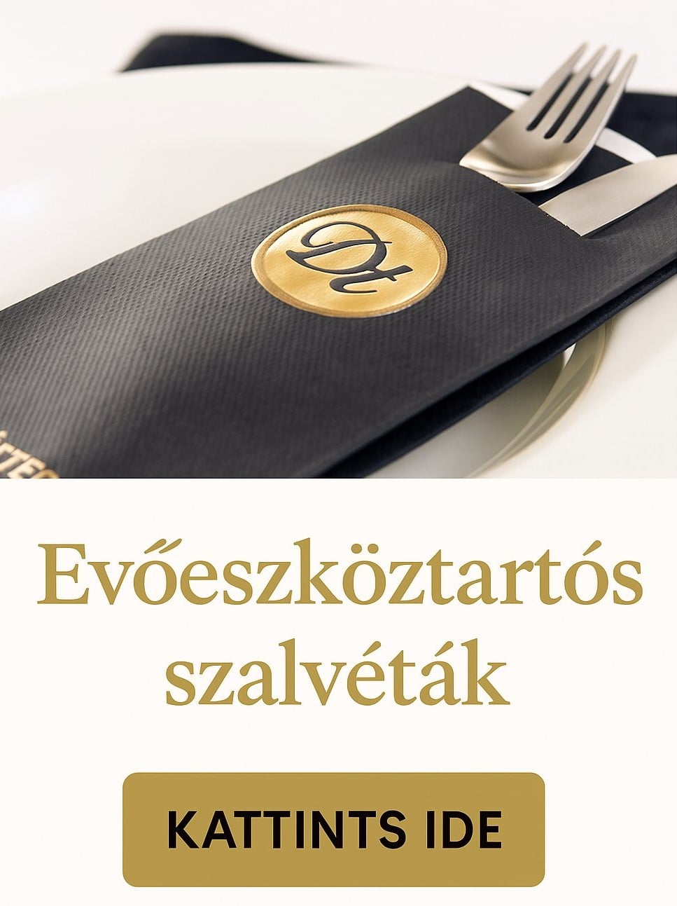 zsebes szalvéták evőeszközöknek