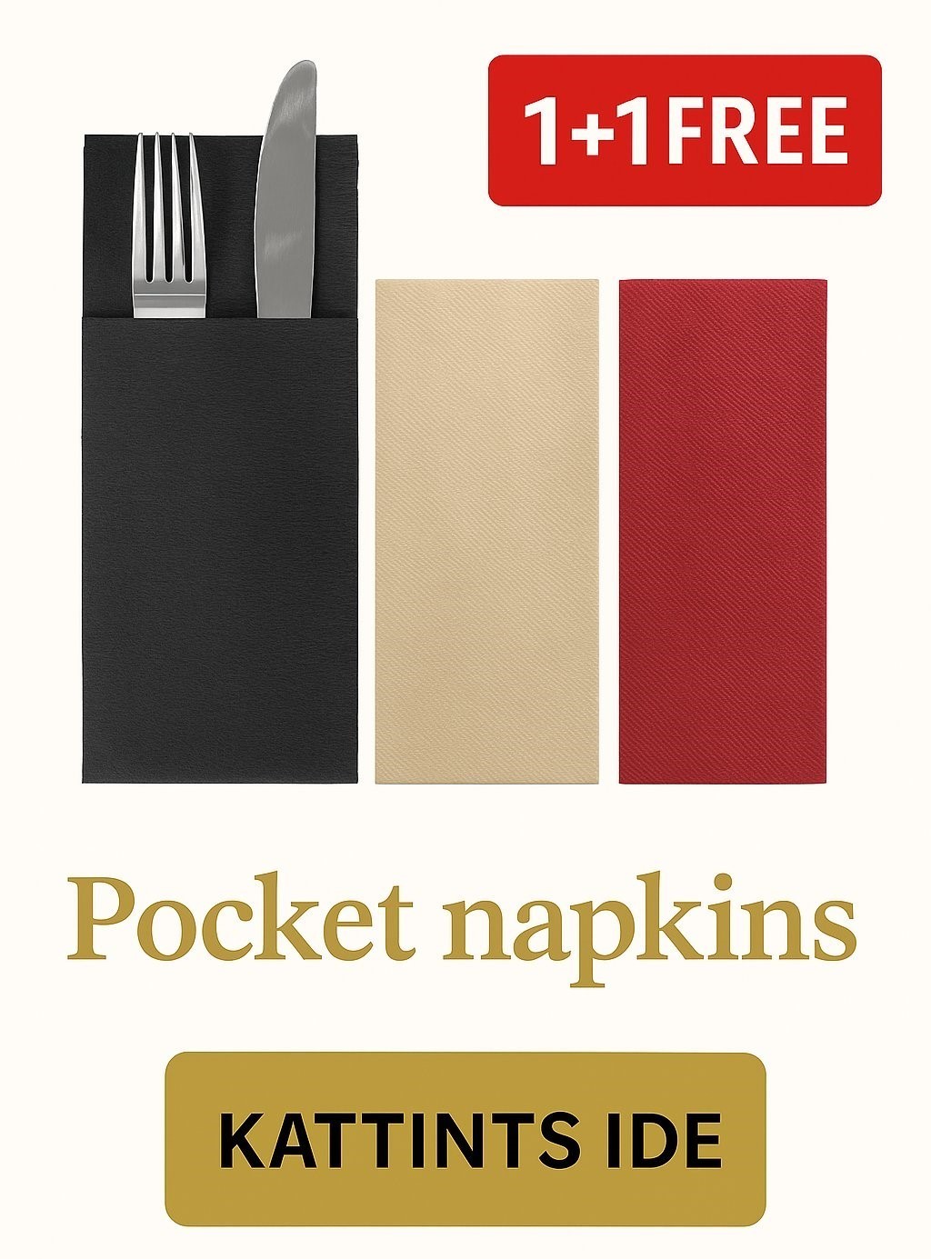 Zsebes szalvéták, 1+1 ingyen