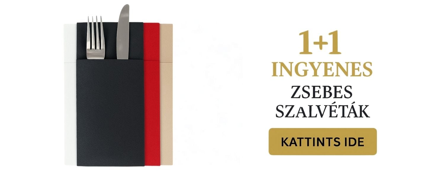 Zsebes szalvéták, 1+1 ingyen