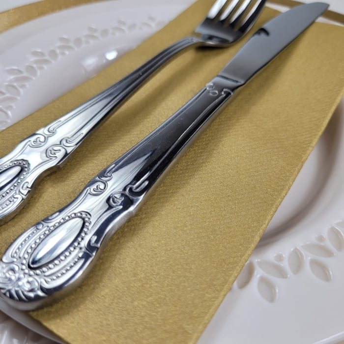 BAX Linclass prémium szalvéta, arany, 40 × 40 cm, hajtogatás 1/8, 864 db [3]